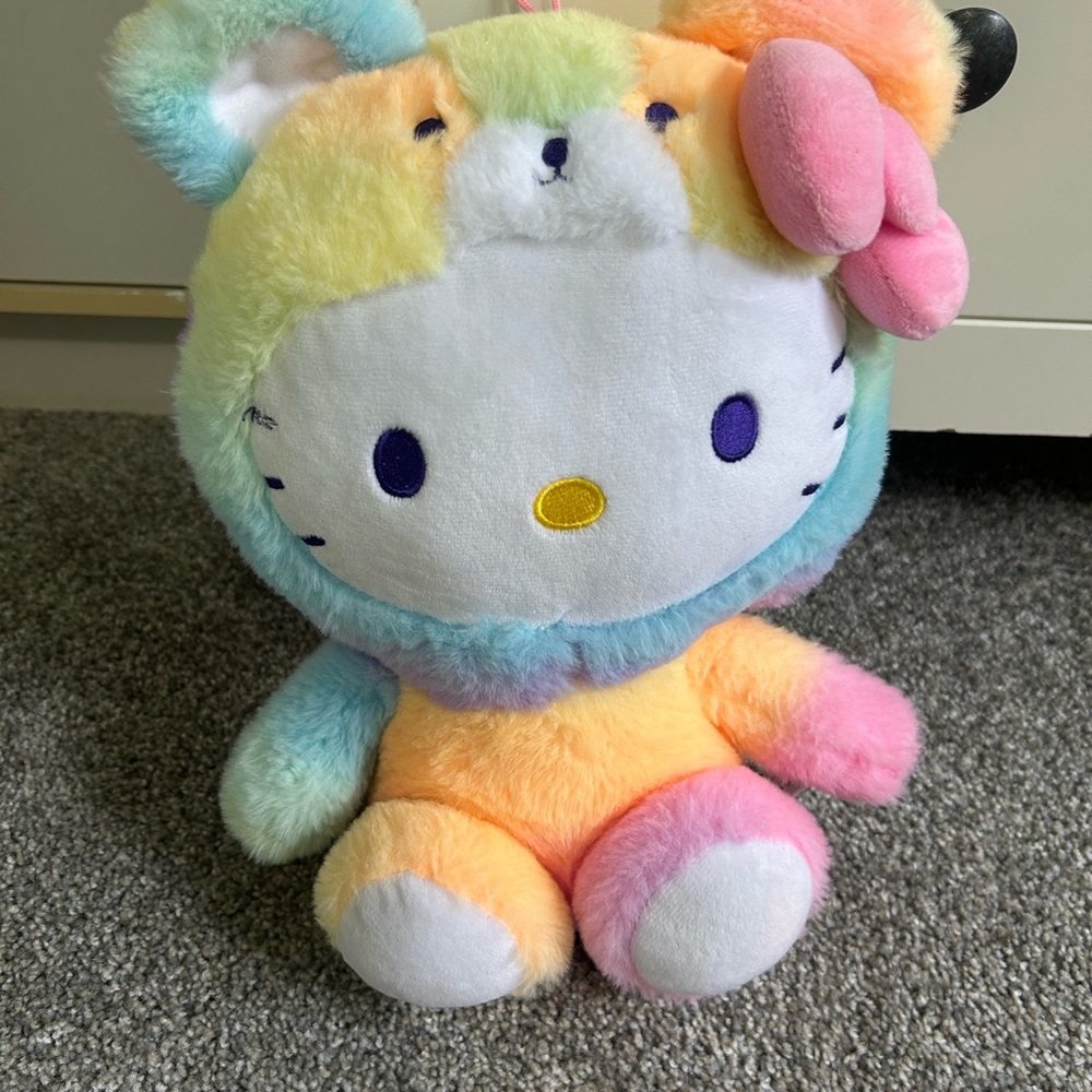 Hello Kitty Pastel Rainbow Plush
